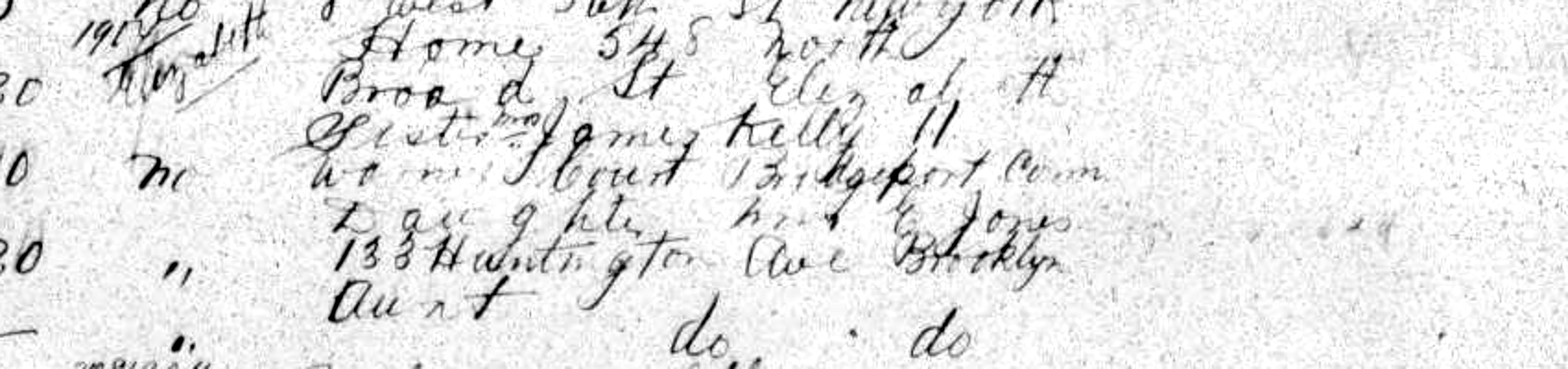 Preserved contact-field detail from James McPadden’s completed Teutonic passenger record
