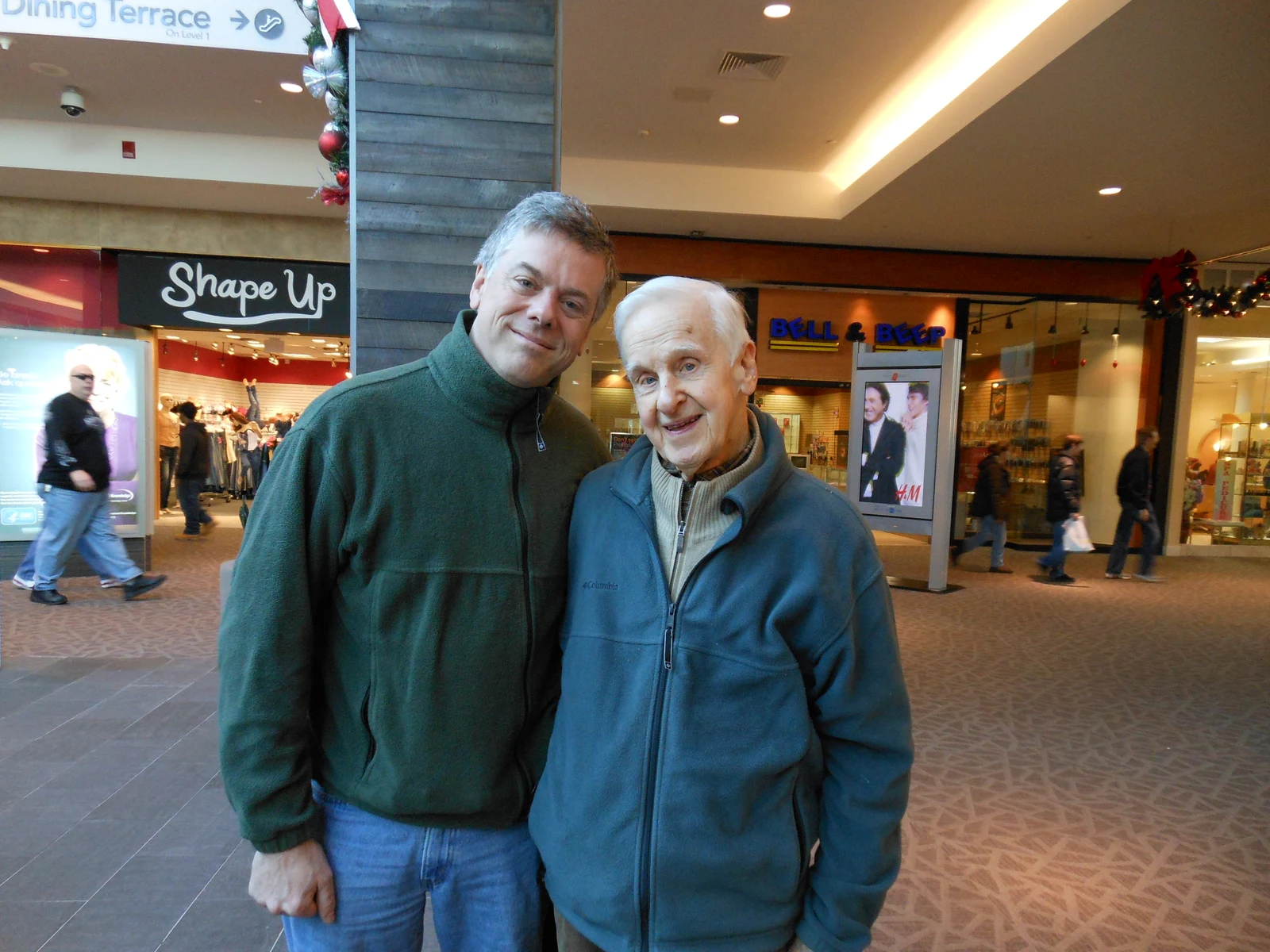 Ed McPadden, the project’s founder, on the left, with his father Edward on the right.